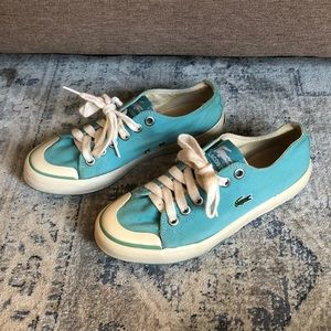 Lacoste Light Turquoise Sneakers Size 6-7